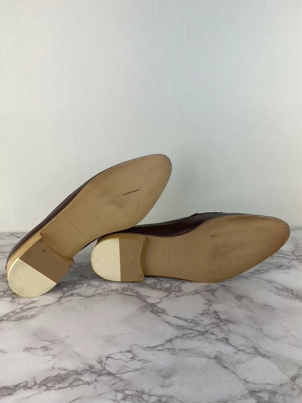 Everlane Women's Burgundy The Modern Loafer Shoe SZ 7.5